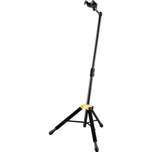 Hercules GS415B  Auto Grip System Ags Single Guitar Stand With Foldable Yoke Black
