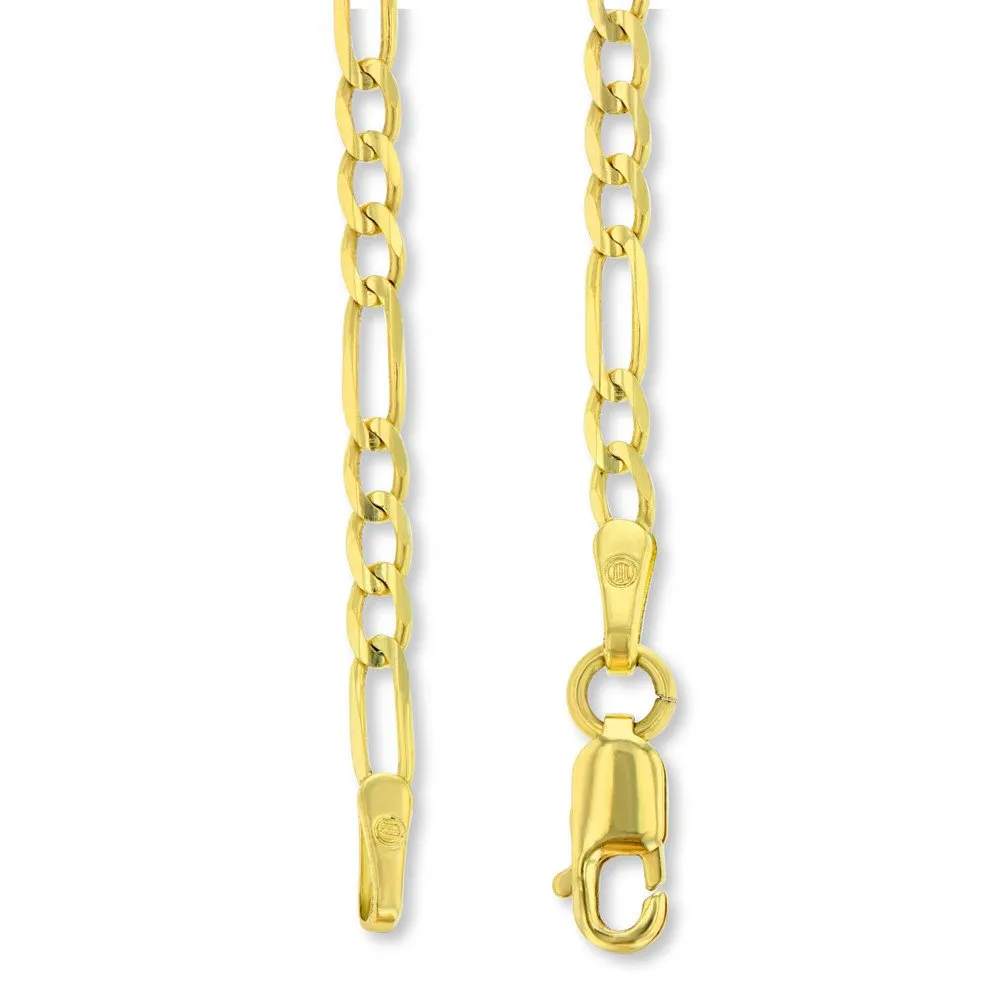 High Polish 14K Yellow Gold 3D Money Bag Charm Pendant With Cable, Curb or Figaro Chain Necklace