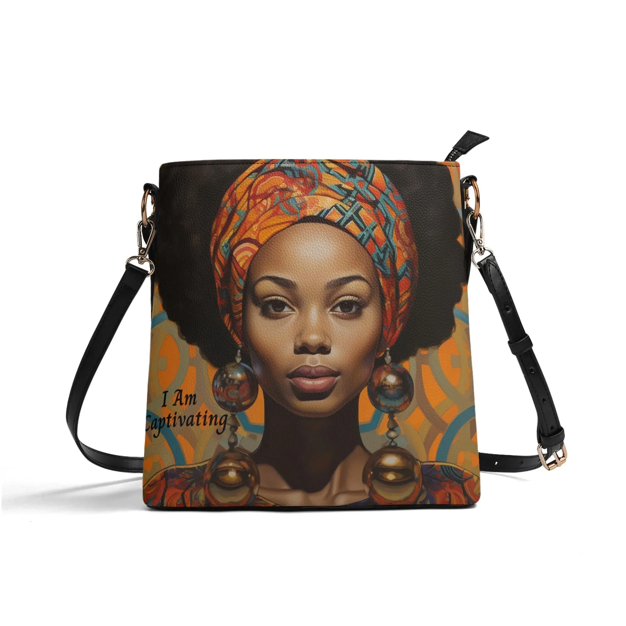 I Am Captivating - Bucket-Style Handbag