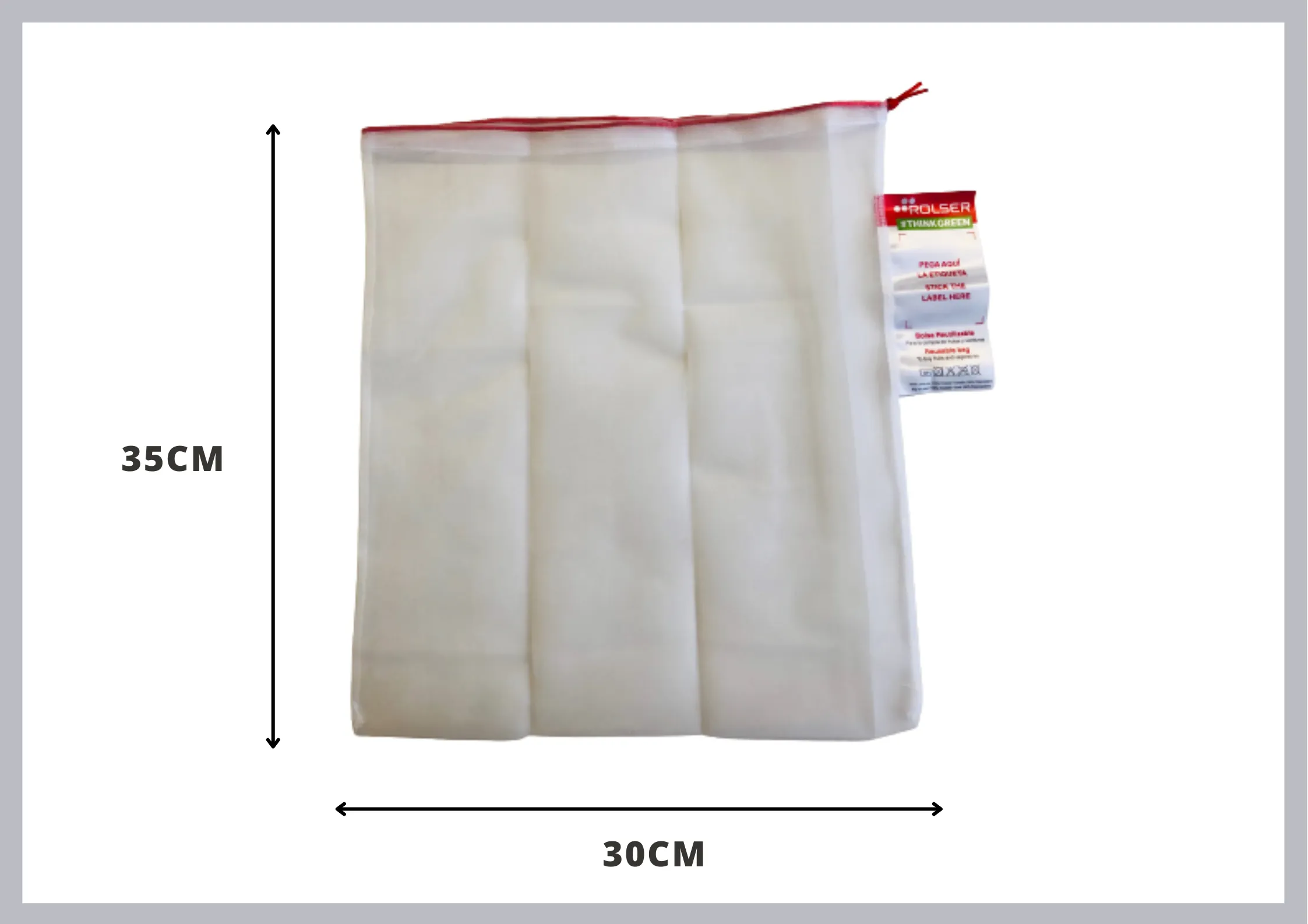 J97465 Rolser Reusable Produce Bag (3-Piece)