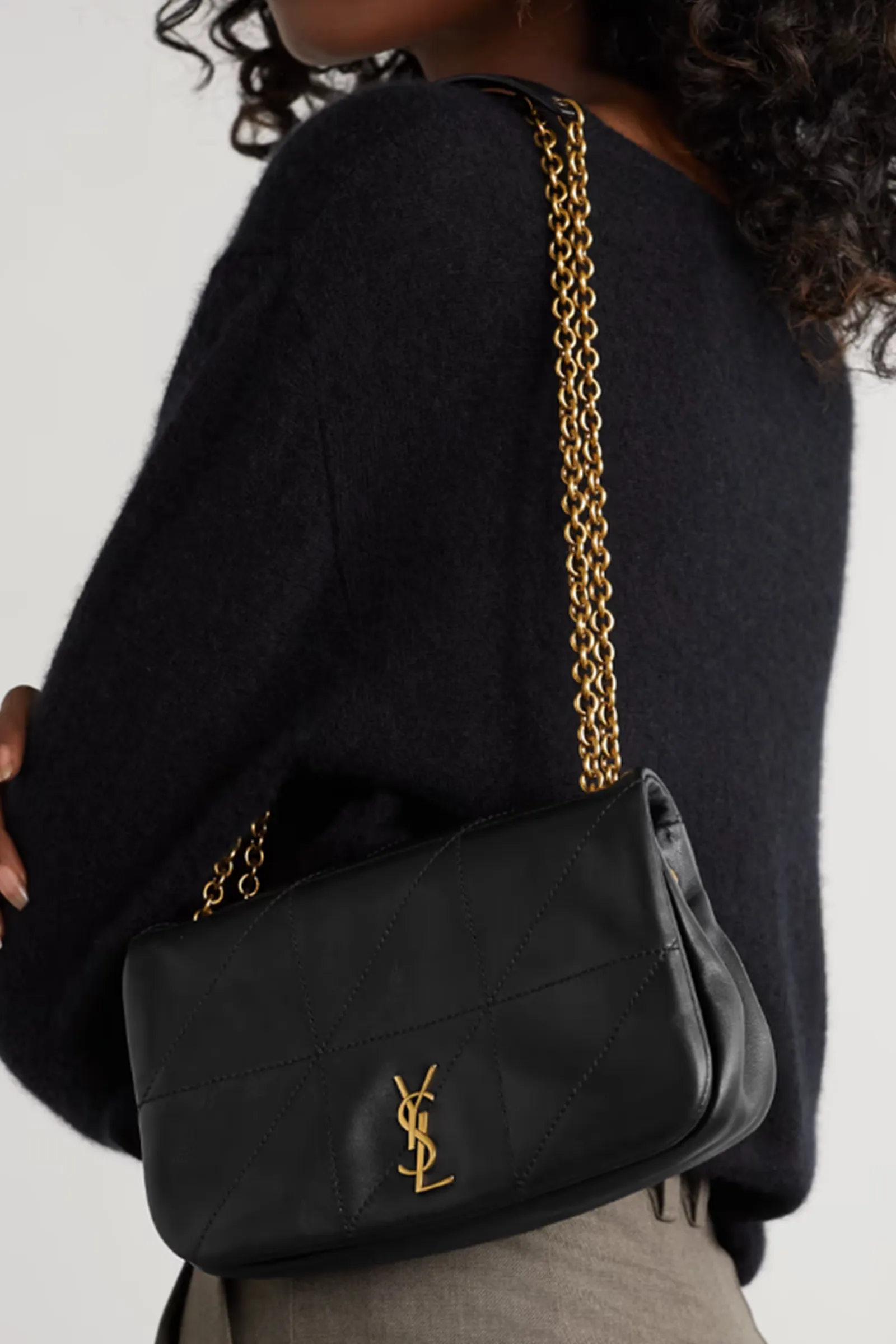 Jamie Mini Leather Shoulder Bag