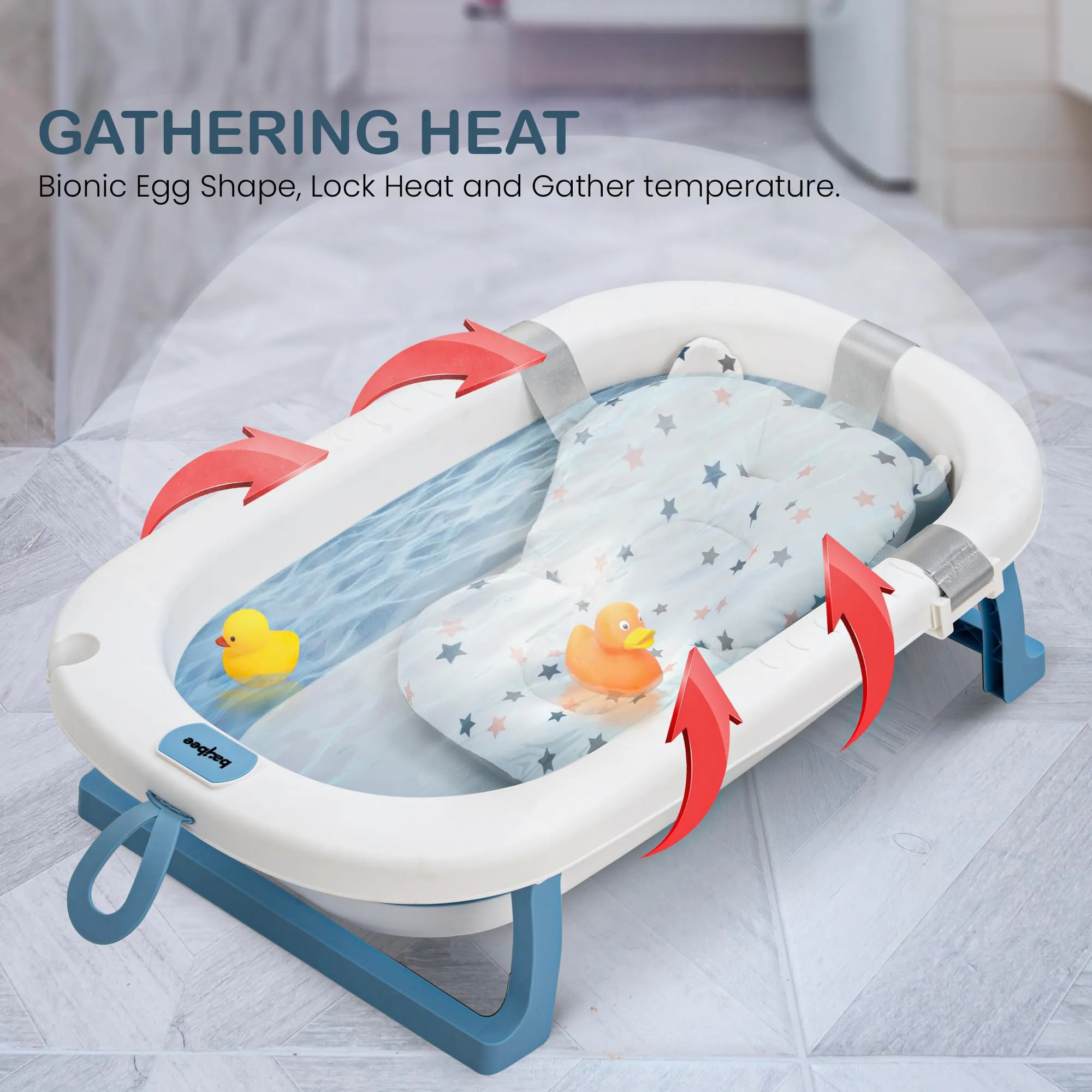 Jolly Pro Foldable Baby Bath Tub for Baby Mini Swimming Pool for Kids