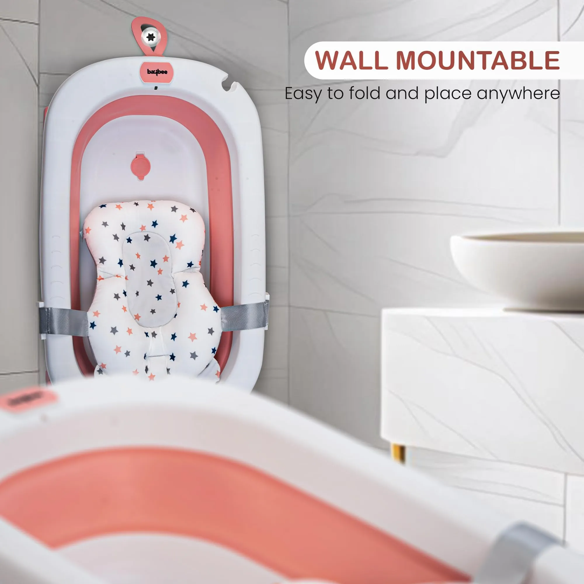 Jolly Pro Foldable Baby Bath Tub for Baby Mini Swimming Pool for Kids
