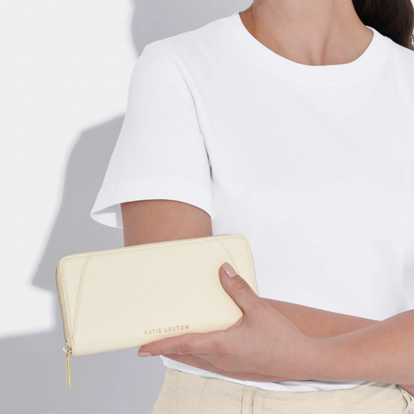Katie Loxton Hana Purse Ecru