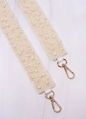 Kayla Pearl Crossbody Strap IVORY