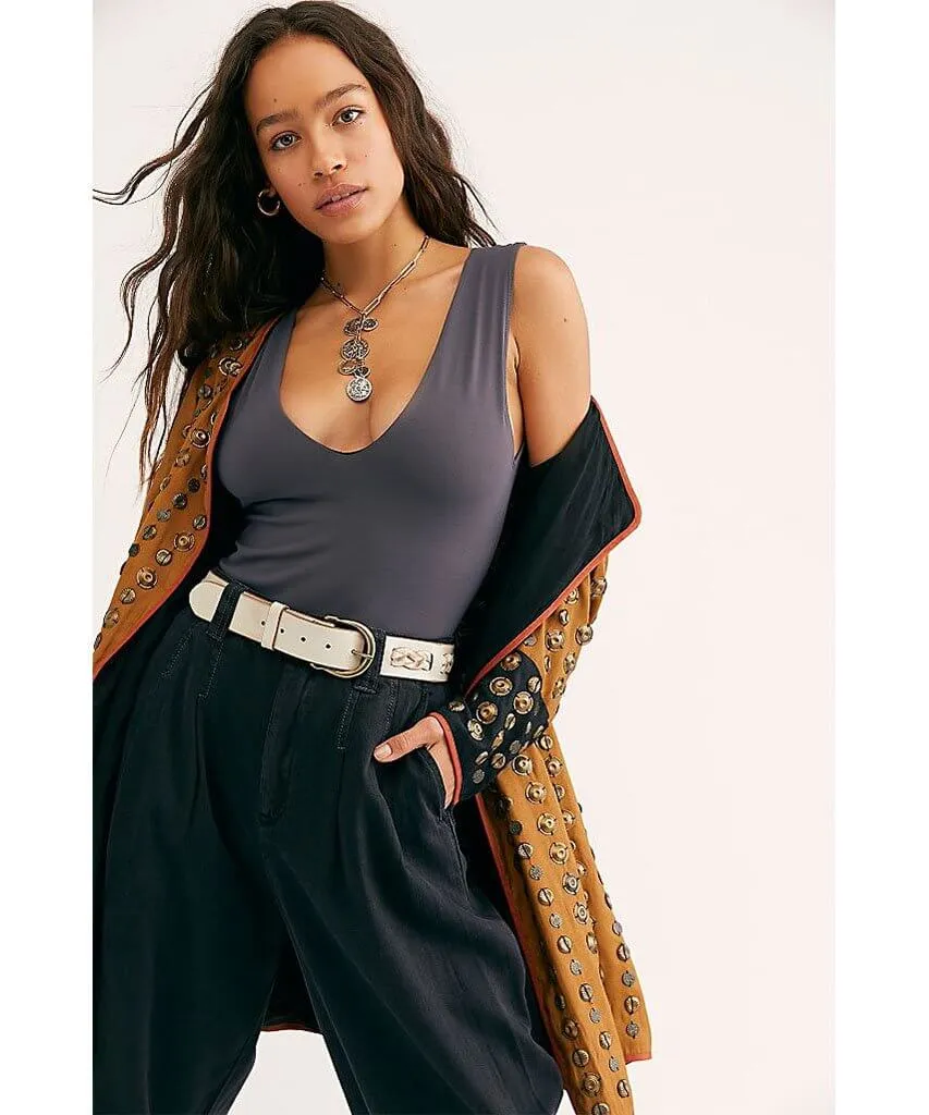 Keep it Sleek Bodysuit Metal