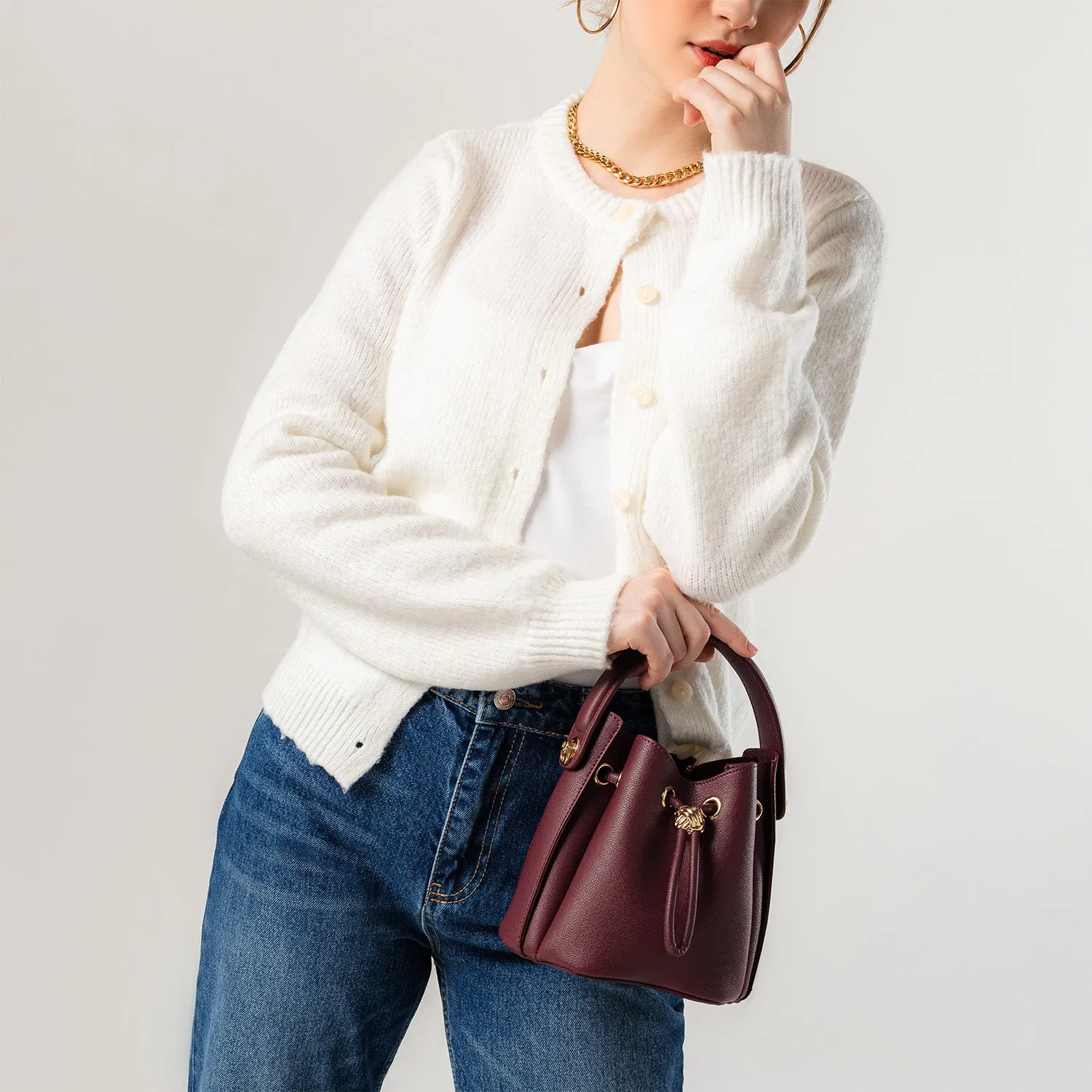 Knoty Bucket Bag