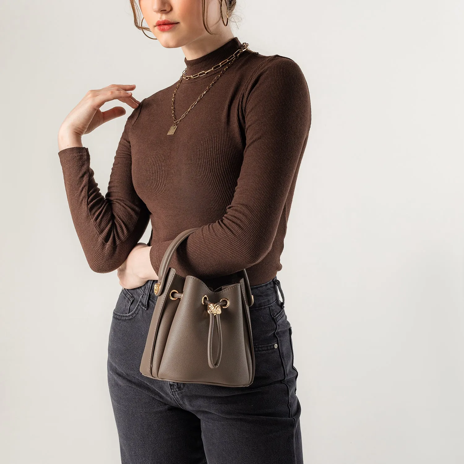 Knoty Bucket Bag
