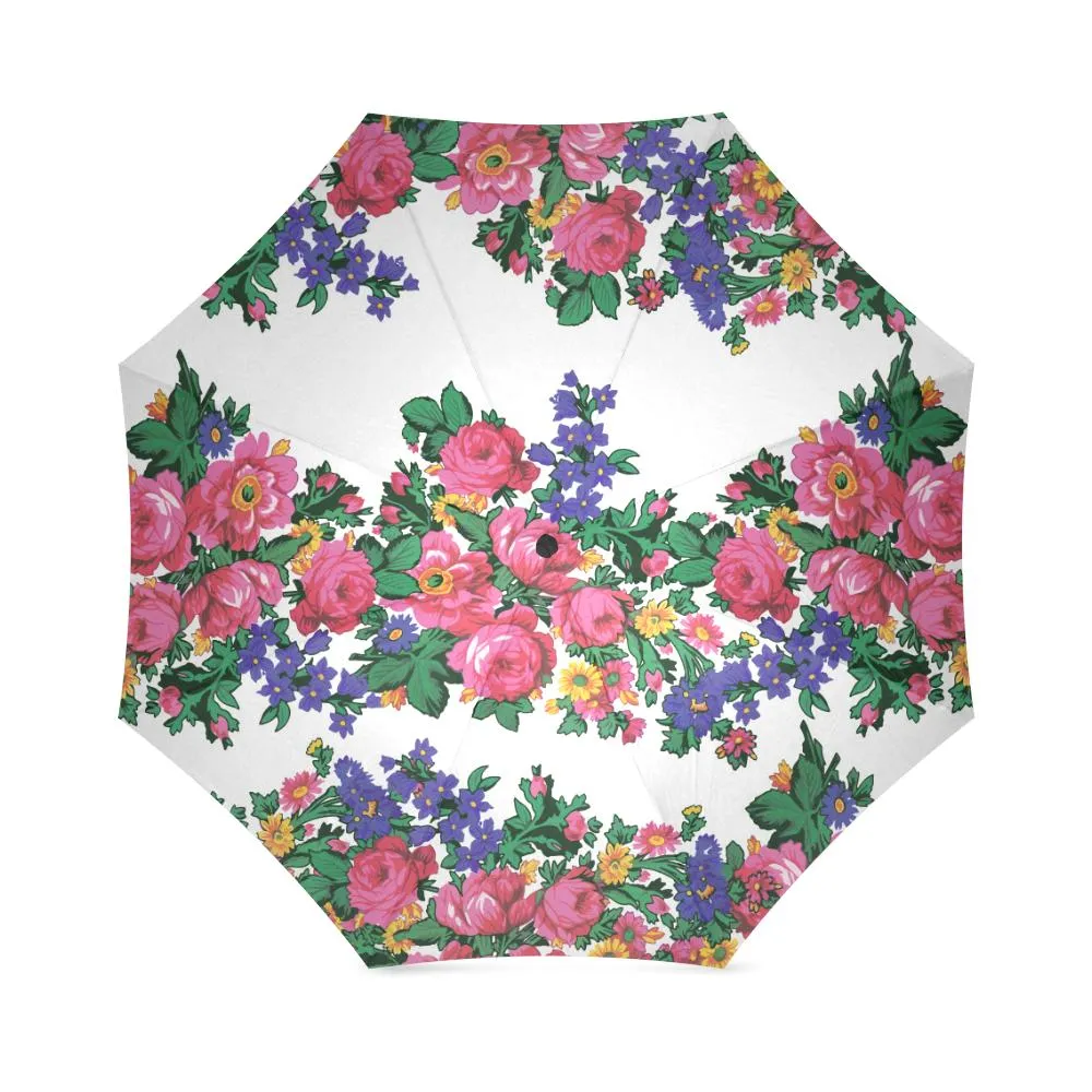 Kokum's Revenge-White Foldable Umbrella