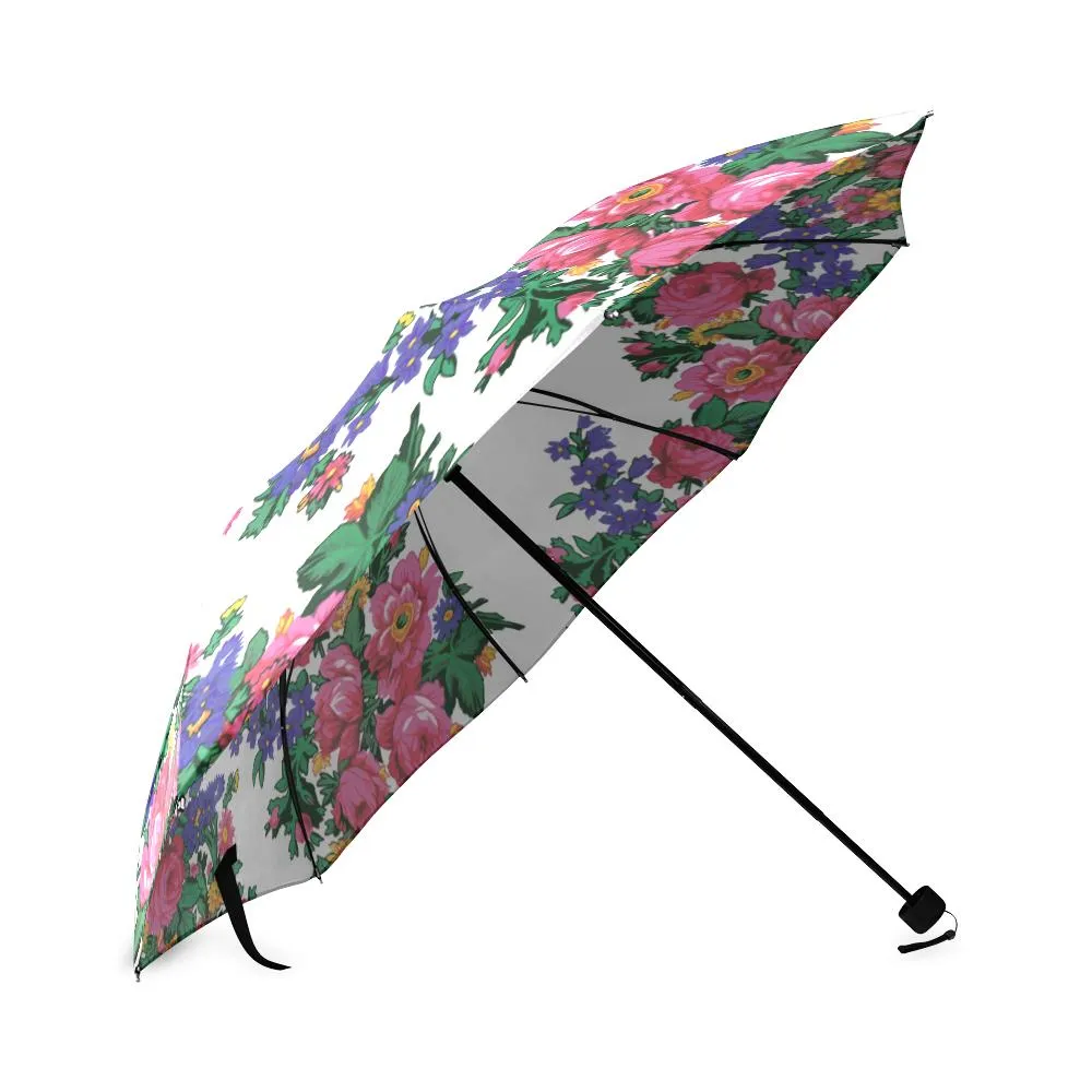Kokum's Revenge-White Foldable Umbrella