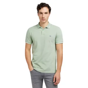 Lee polo manica corta da uomo in cotone pique 112349953 verde salvia