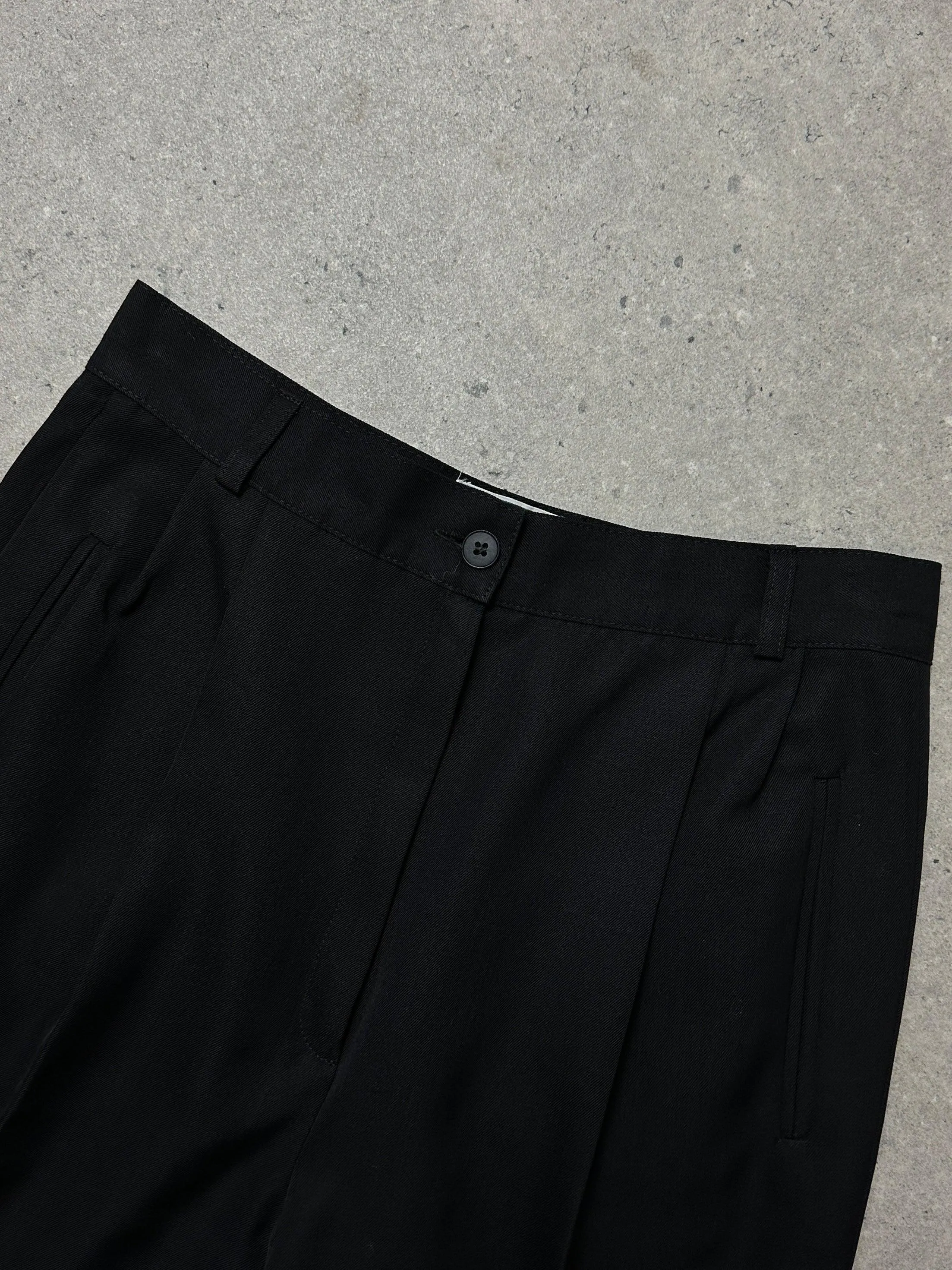 Luisa Spagnoli Wool Tapered Leg Tailored Trousers - W26