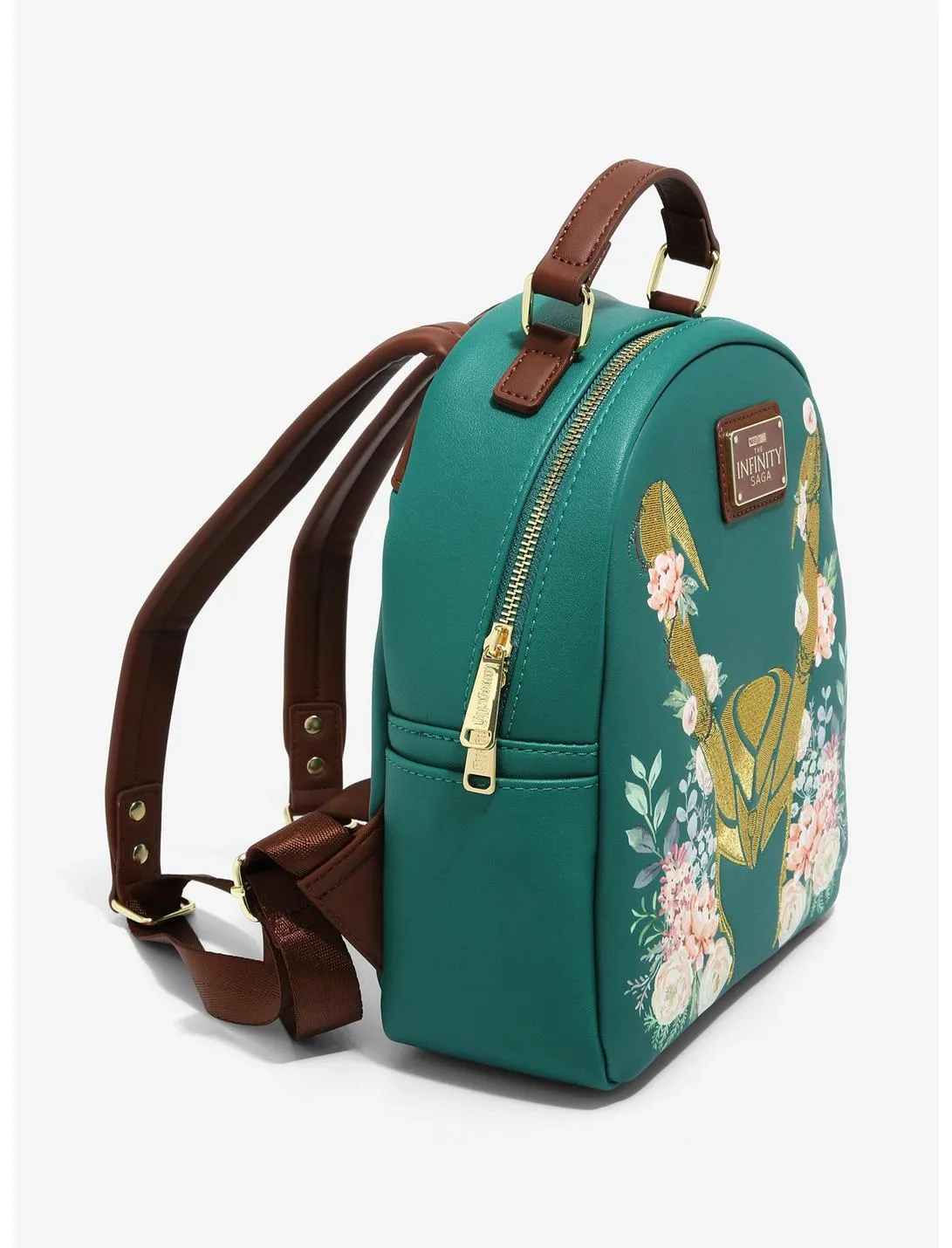 Marvel Mini Backpack Loki Embroidered Floral Loungefly