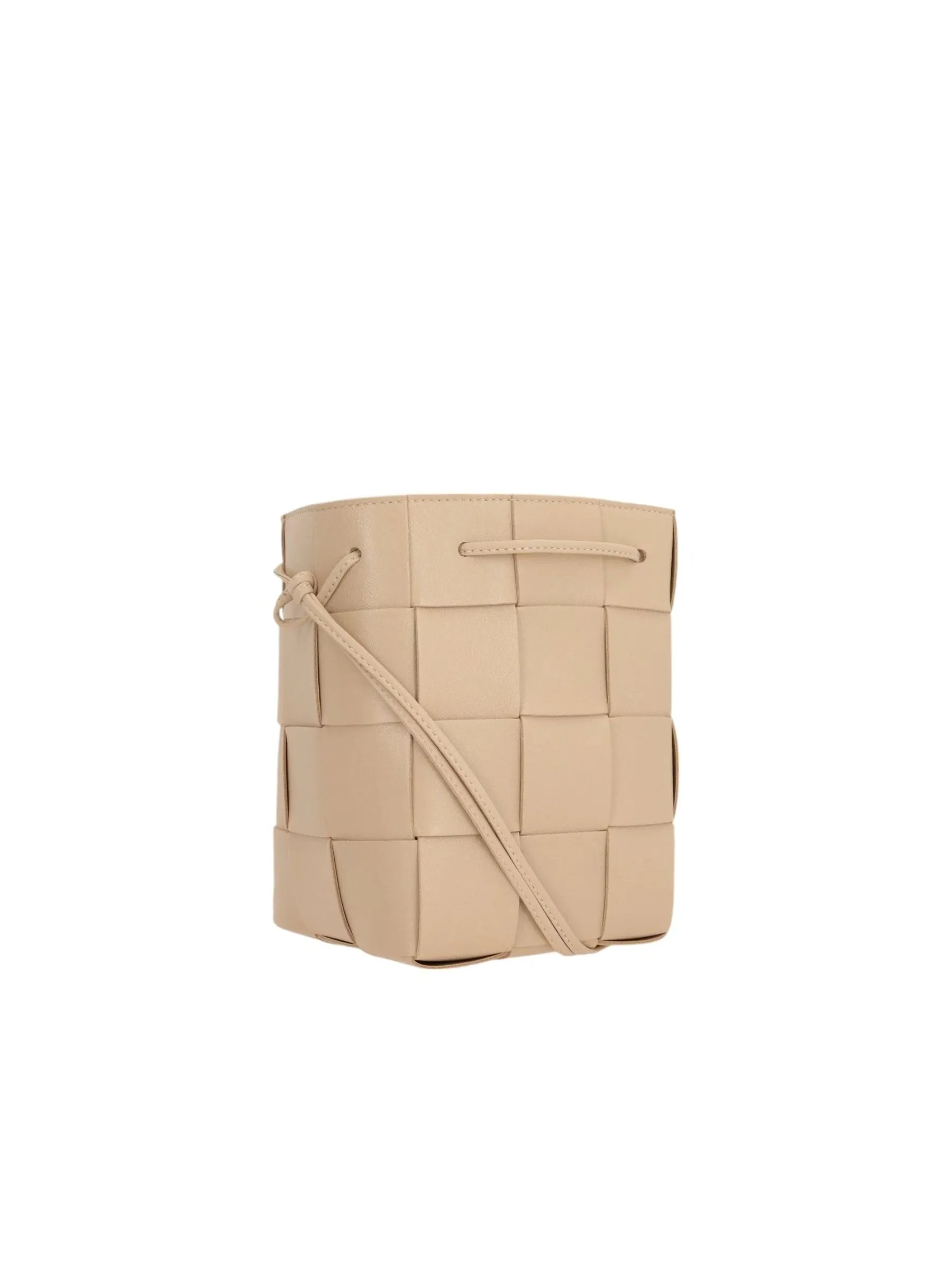 Maxi Intrecciato Leather Bucket Bag