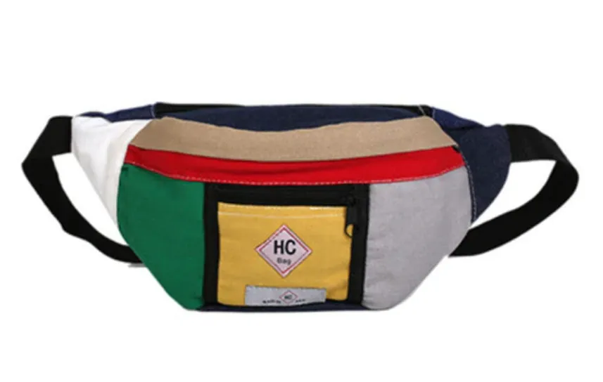 Men's/Women's Casual Canvas Waist Bag