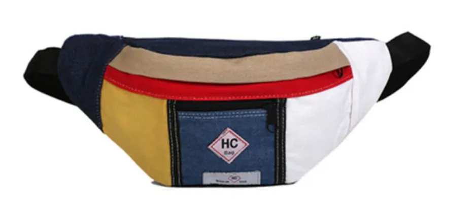 Men's/Women's Casual Canvas Waist Bag
