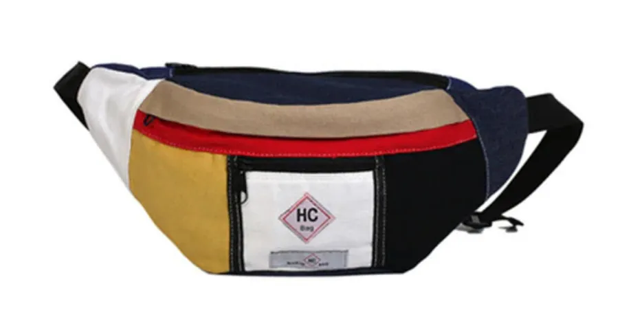 Men's/Women's Casual Canvas Waist Bag
