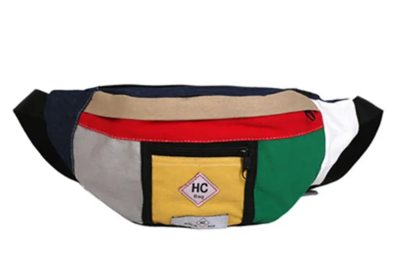 Men's/Women's Casual Canvas Waist Bag