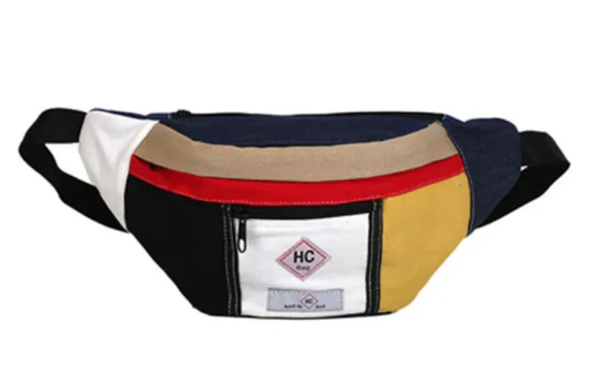 Men's/Women's Casual Canvas Waist Bag