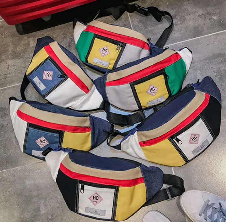 Men's/Women's Casual Canvas Waist Bag