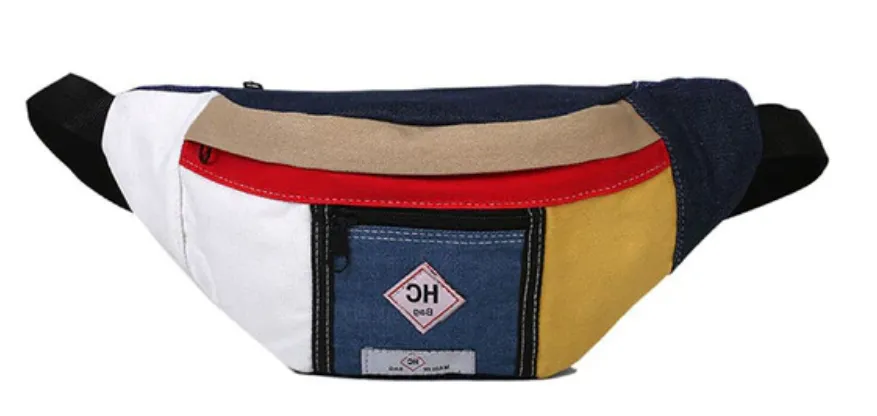 Men's/Women's Casual Canvas Waist Bag