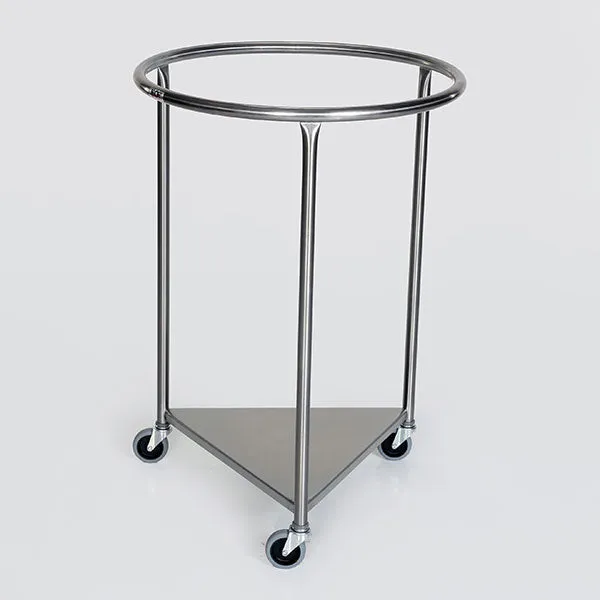 Midcentral Medical MCM-2000/2001/2005/2006 SS Round or Triangle Hamper, no lid