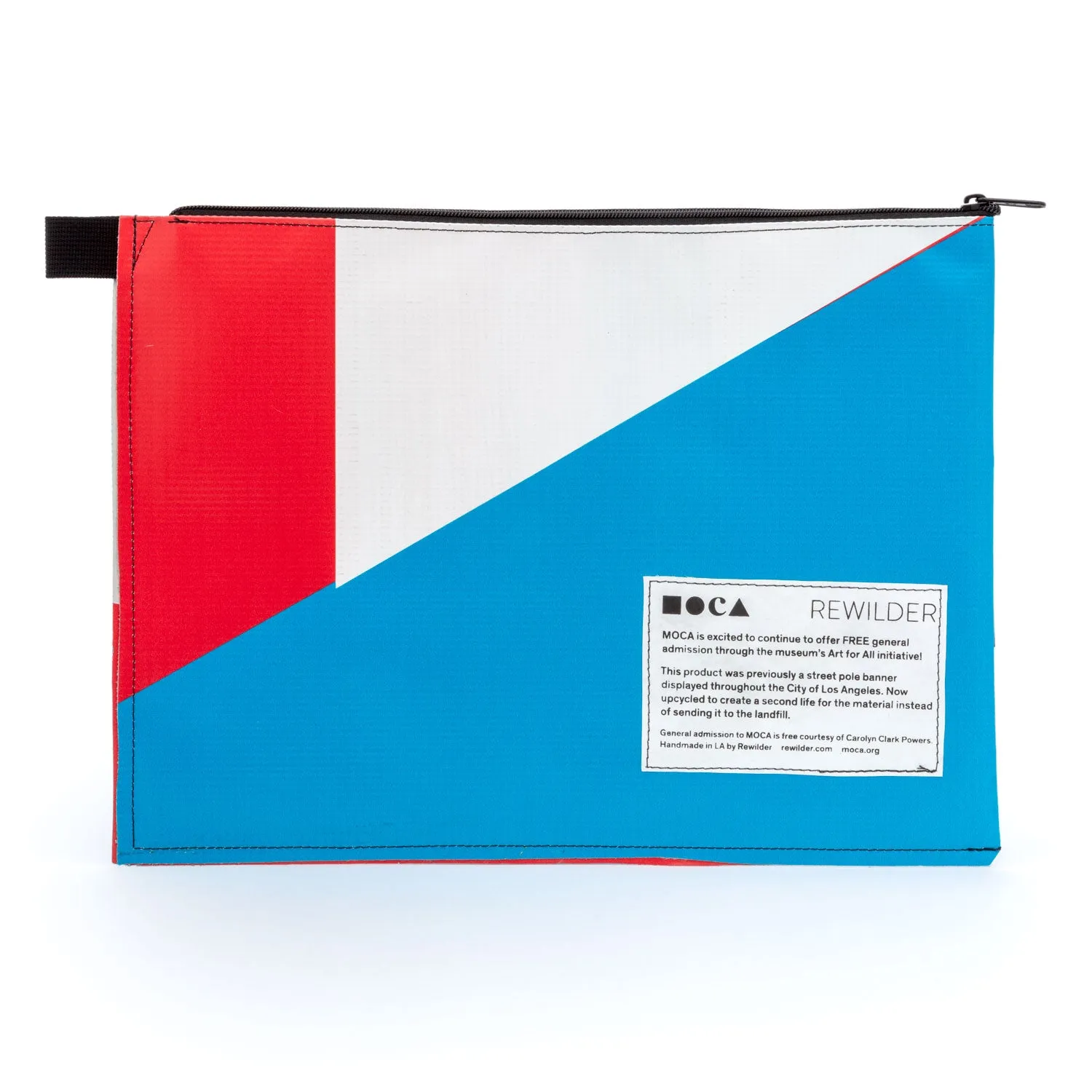 MOCA x Rewilder: Art For All Upcycled Zip Pouch