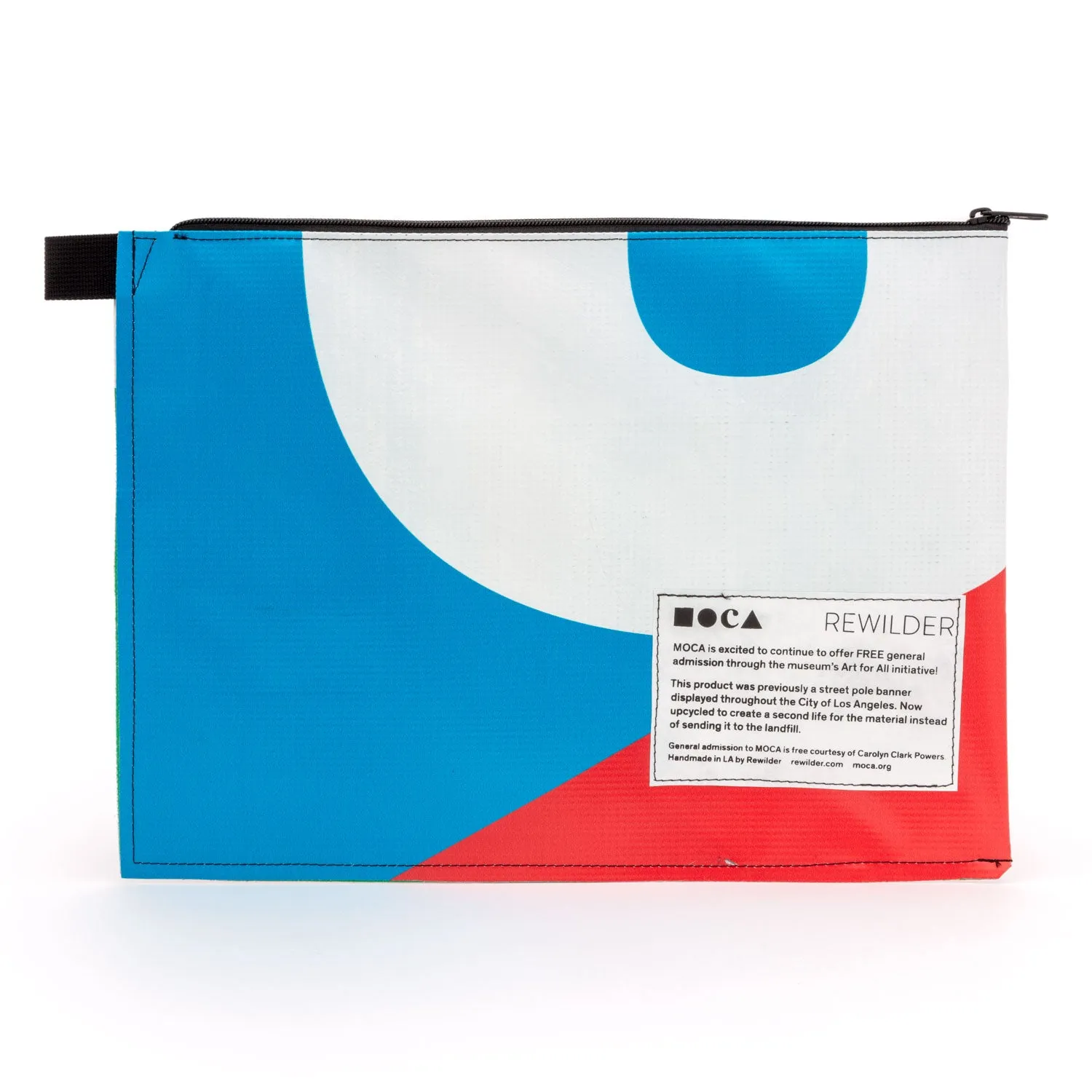 MOCA x Rewilder: Art For All Upcycled Zip Pouch