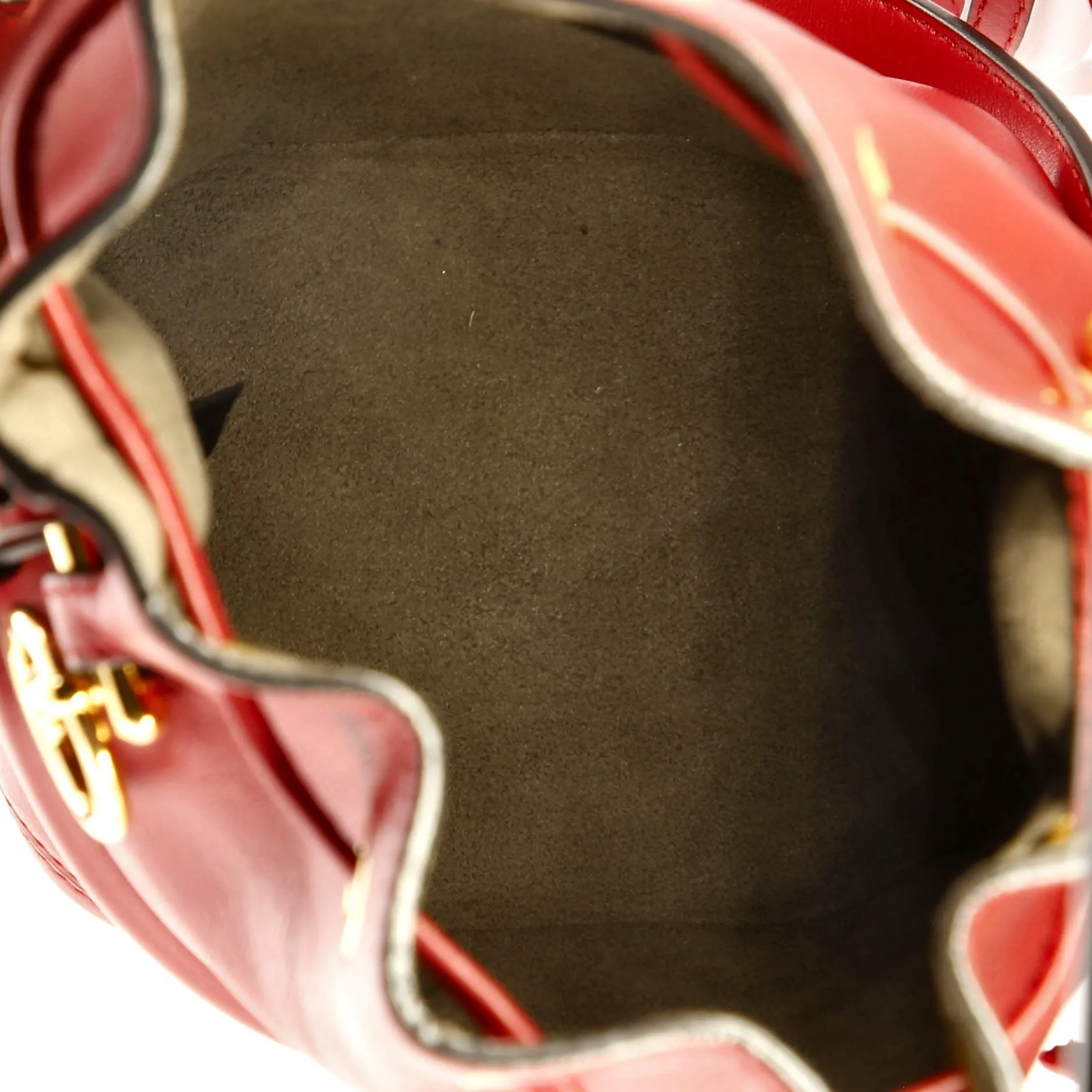 Monster Mon Tresor Bucket Bag Leather Mini