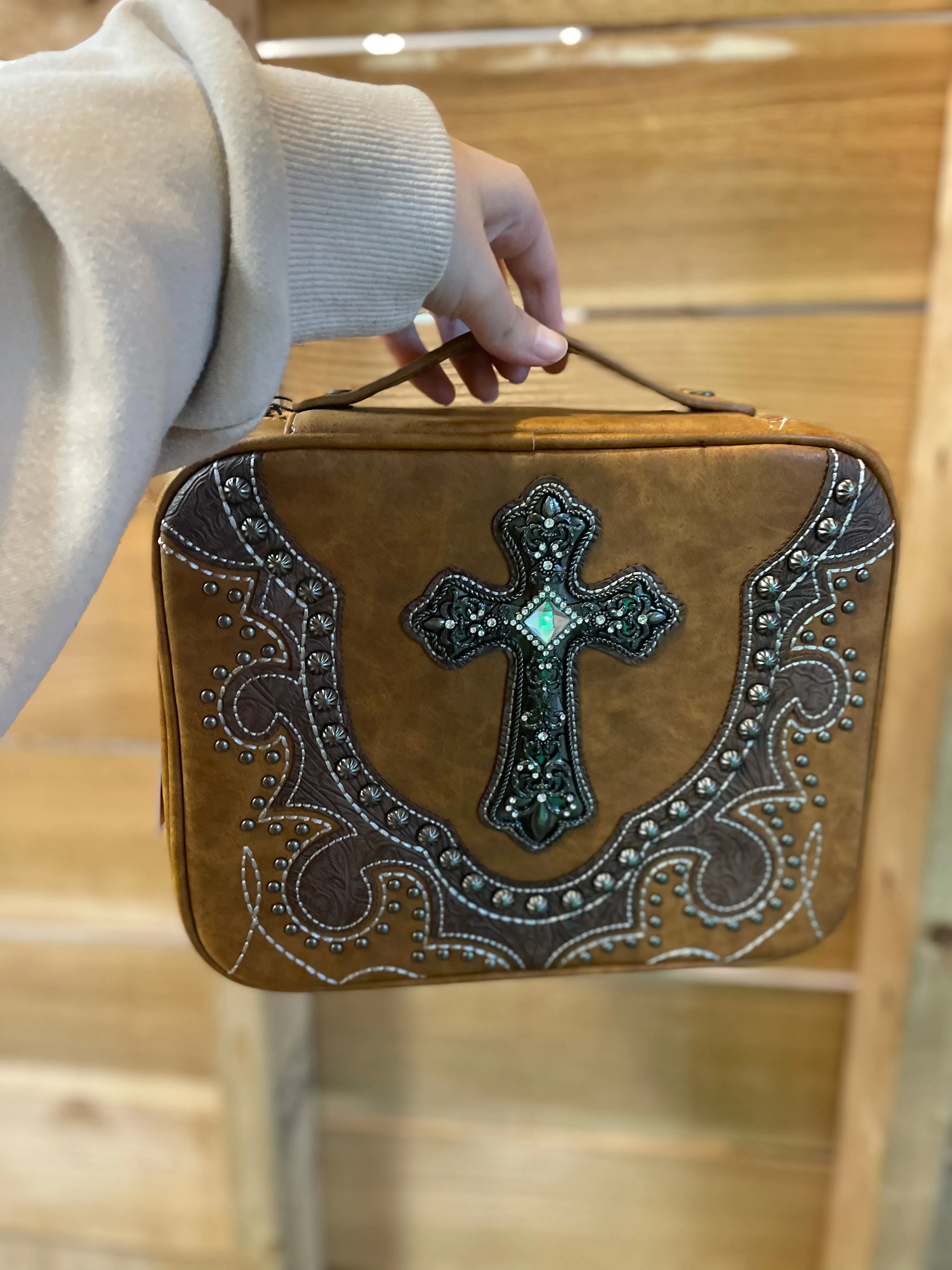 Montana West Leather Cross Case