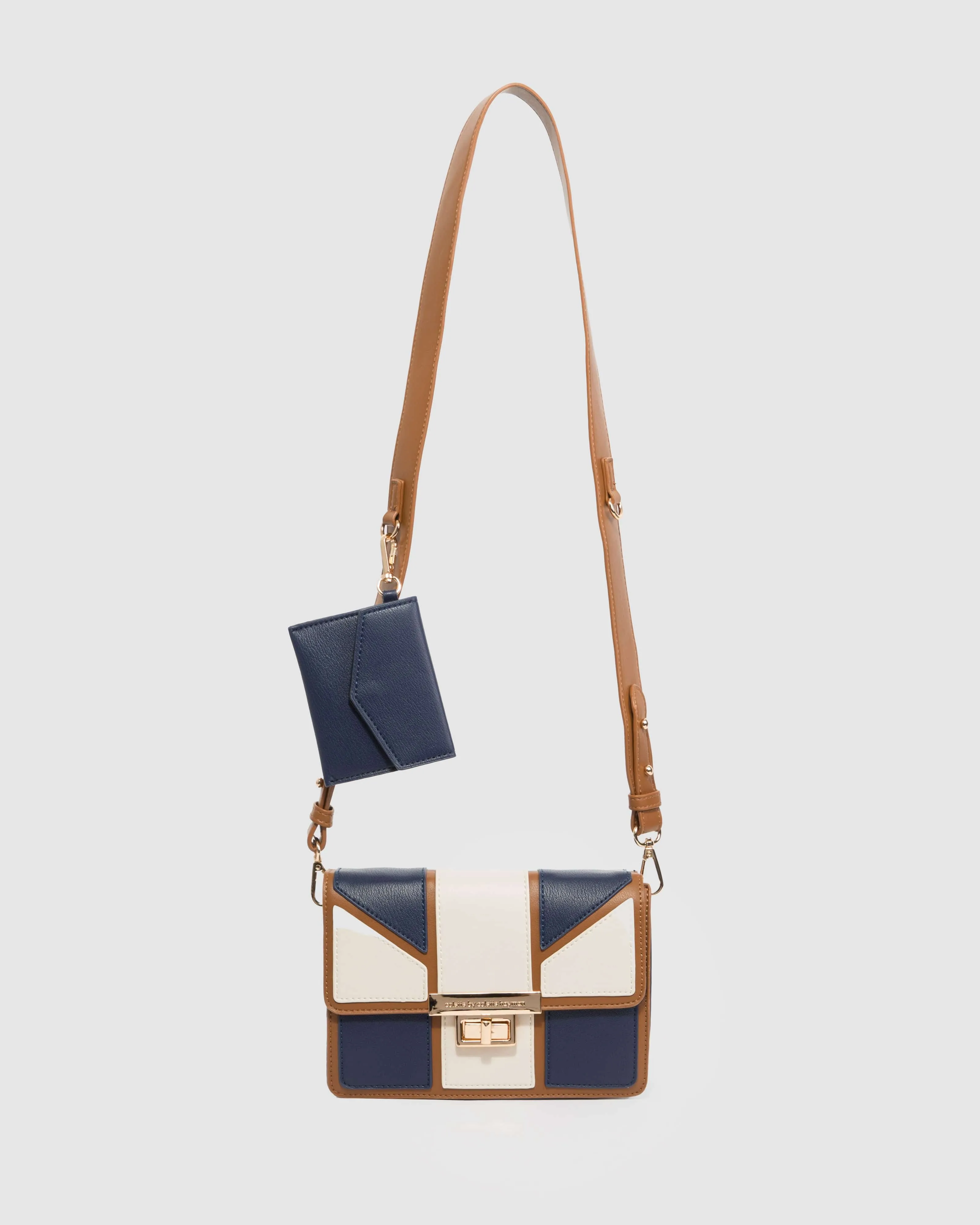 Multi Colour Sierra Panel Crossbody Bag