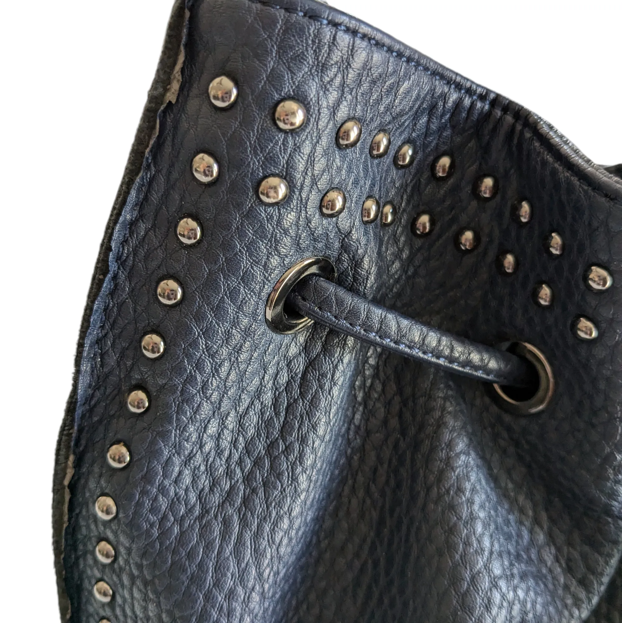 Neiman Marcus Leather Bucket Bag