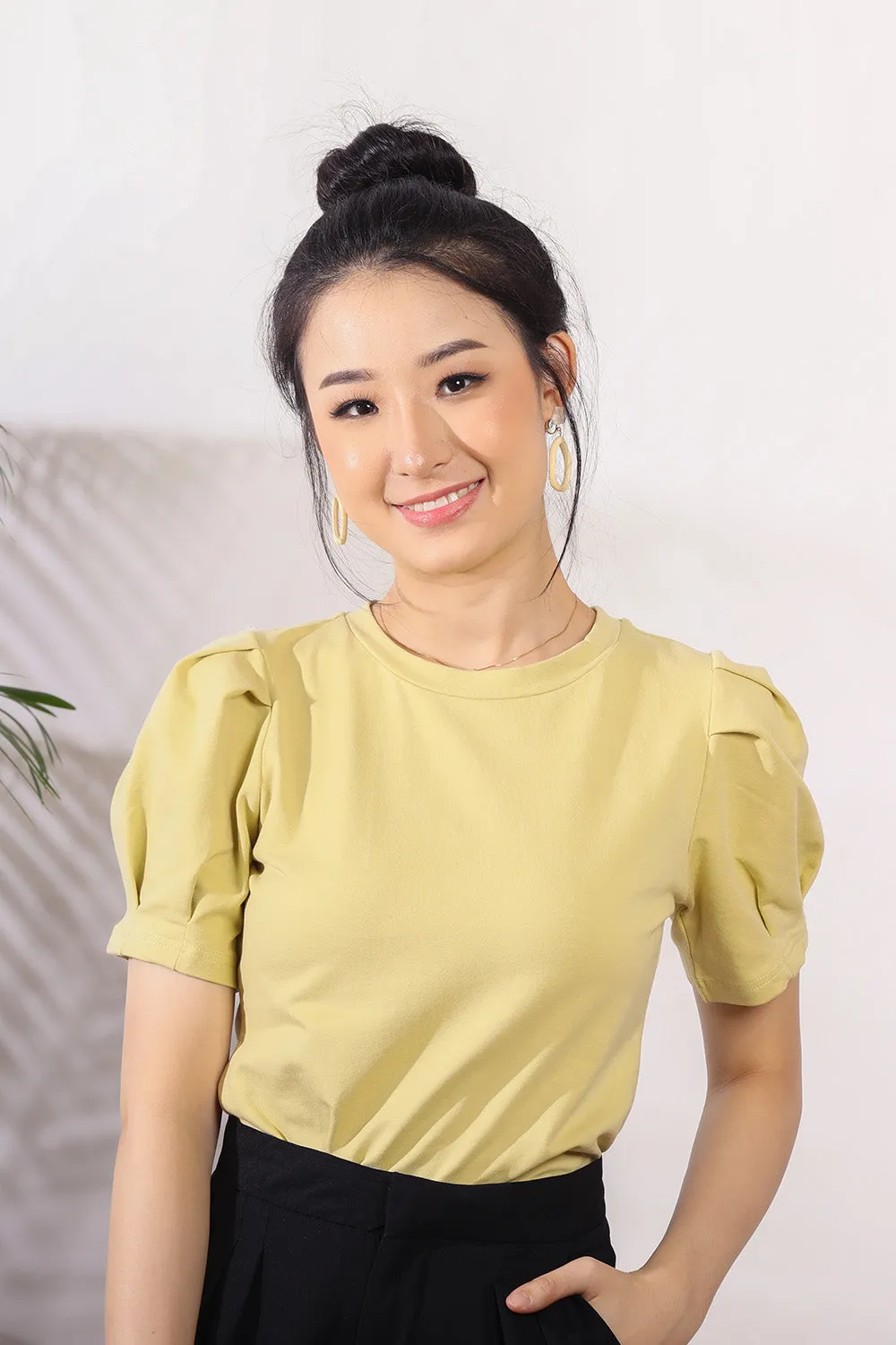 Odette Top in Dusty Yellow