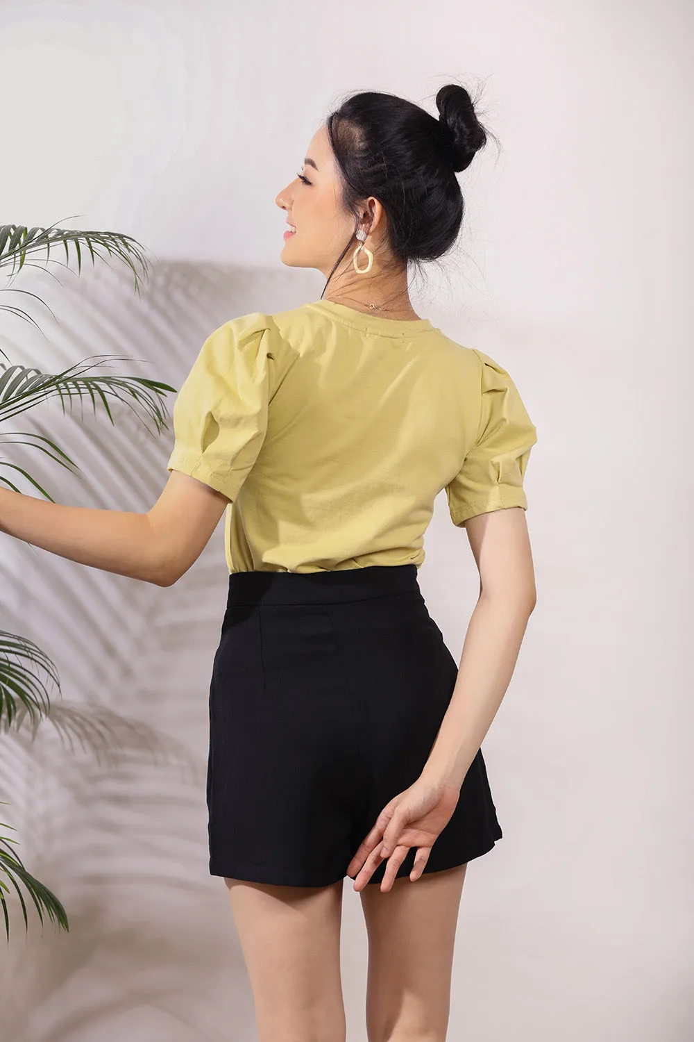 Odette Top in Dusty Yellow