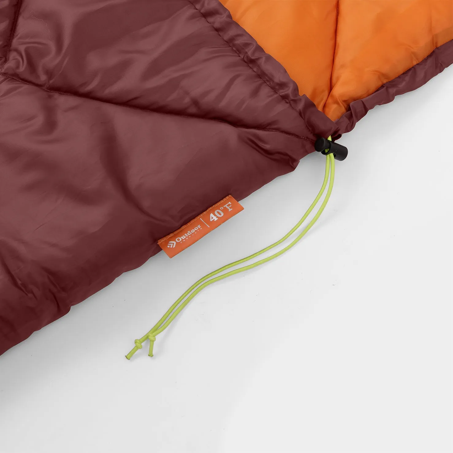 Outdoor Products Sleeping Bag with Pillow - XL - 40°F