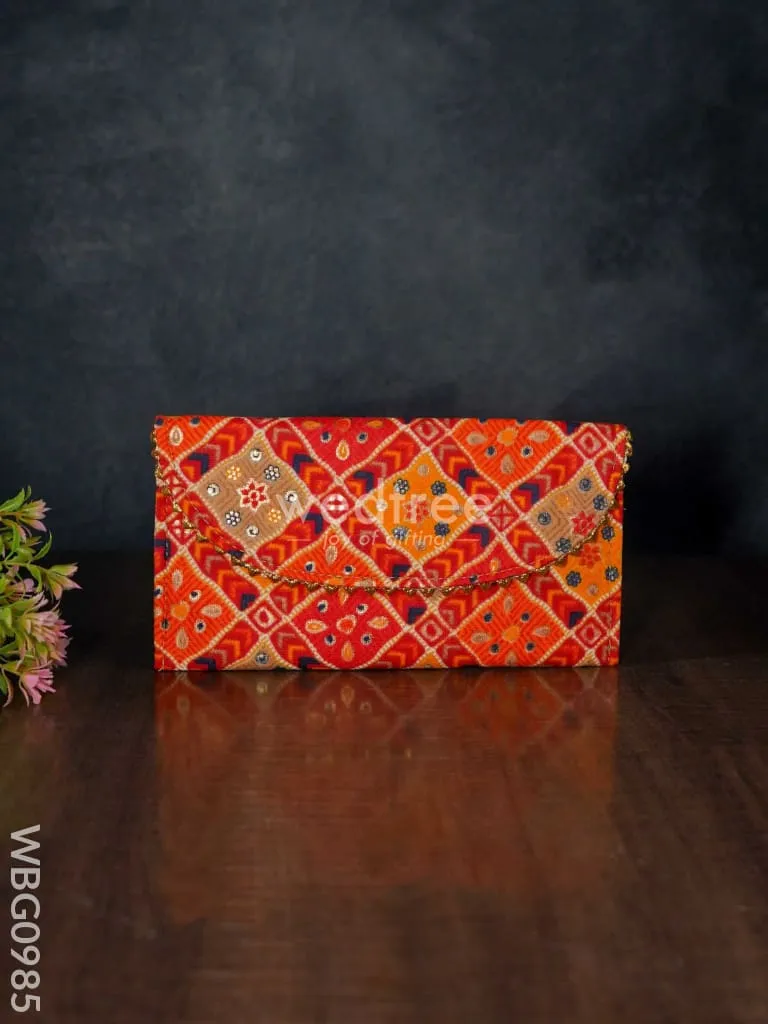 Patola Printed Purse - WBG0985
