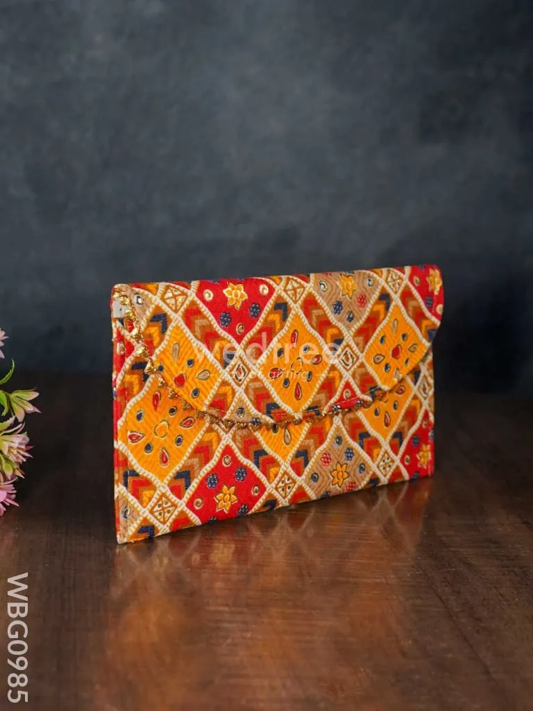 Patola Printed Purse - WBG0985