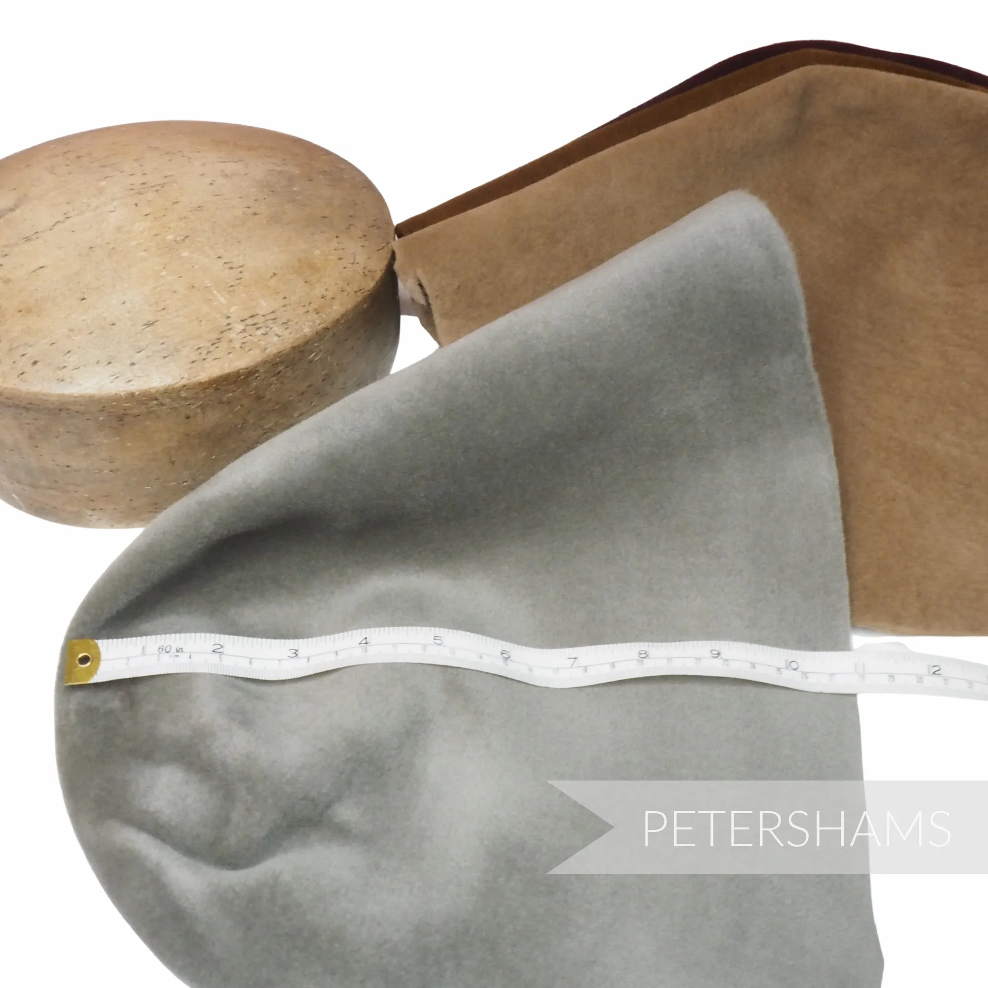 Peachbloom Velour Fur Felt Cone Hood Hat Body