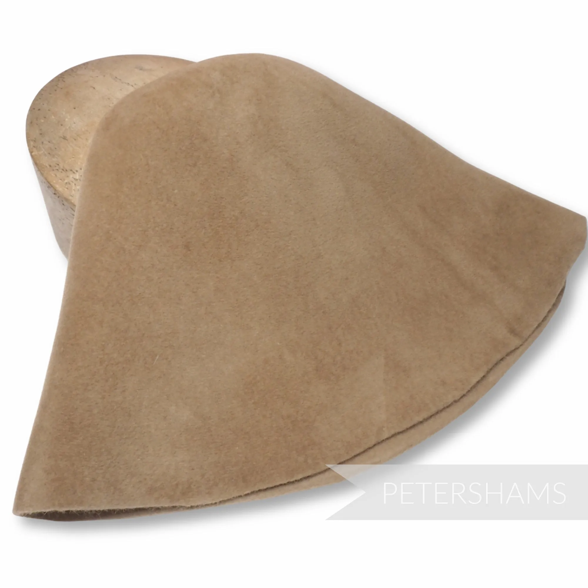 Peachbloom Velour Fur Felt Cone Hood Hat Body