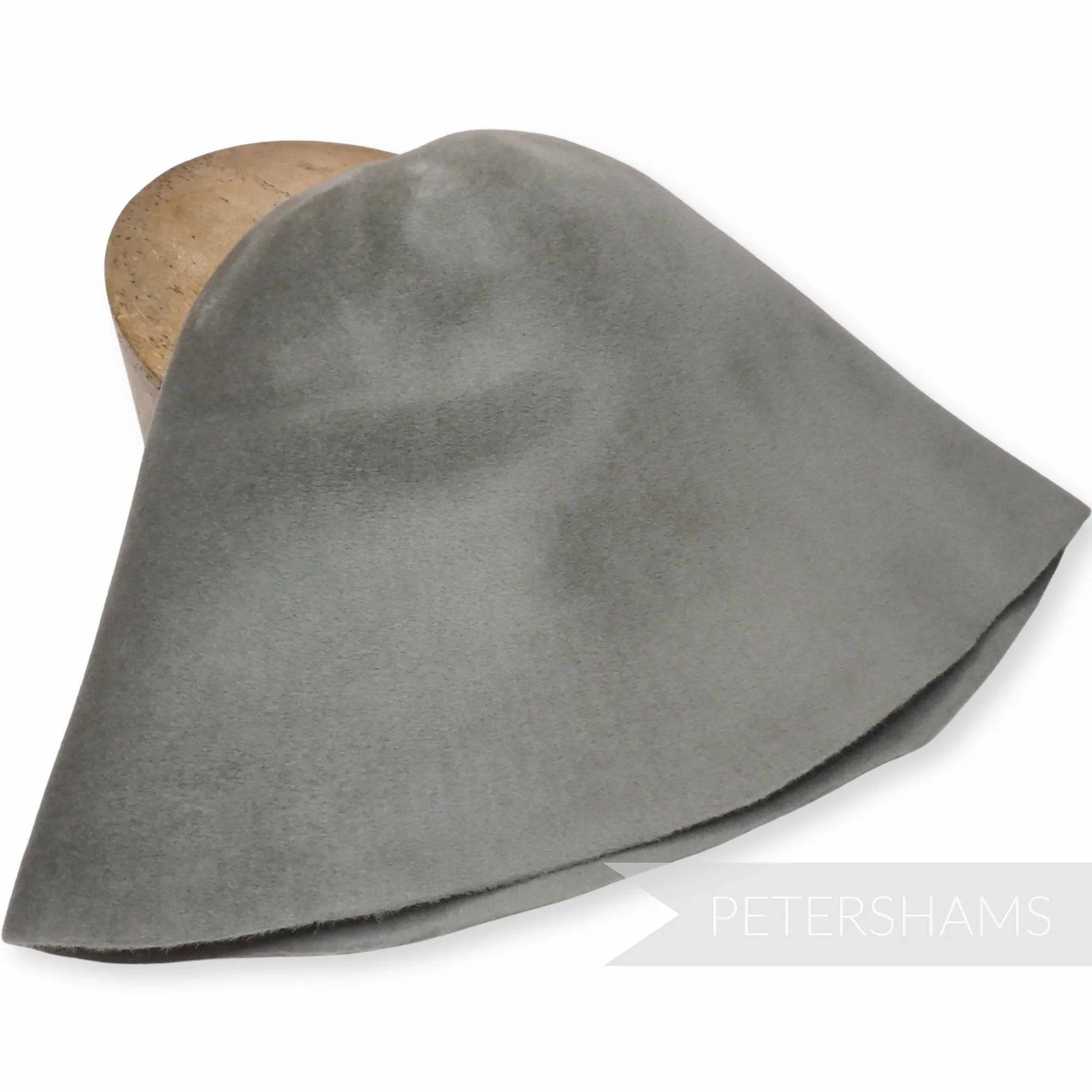 Peachbloom Velour Fur Felt Cone Hood Hat Body