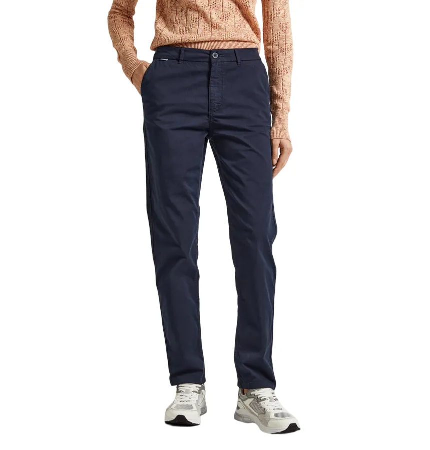 Pepe Jeans pantalone da donna in cotone Tracy PL2116960 594 blu