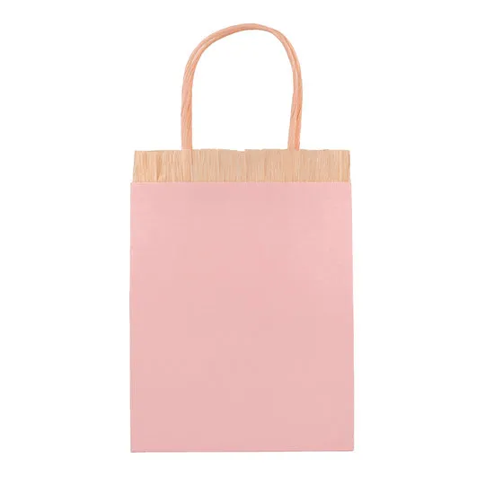 Pink Fringe Party Treat Bags 8pk S7093