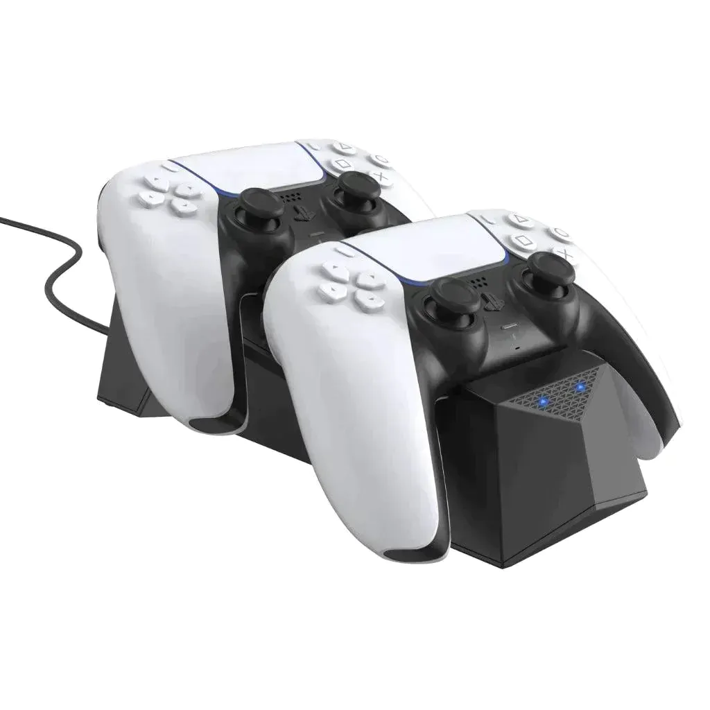Play Station 5 Digital Console with Dual Charging Dock Station Bundle