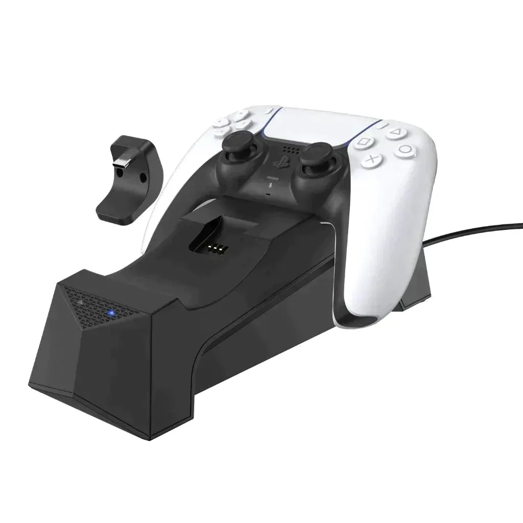 Play Station 5 Digital Console with Dual Charging Dock Station Bundle