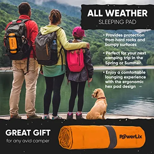 POWERLIX Sleeping Pad – Ultralight Inflatable Sleeping Mat