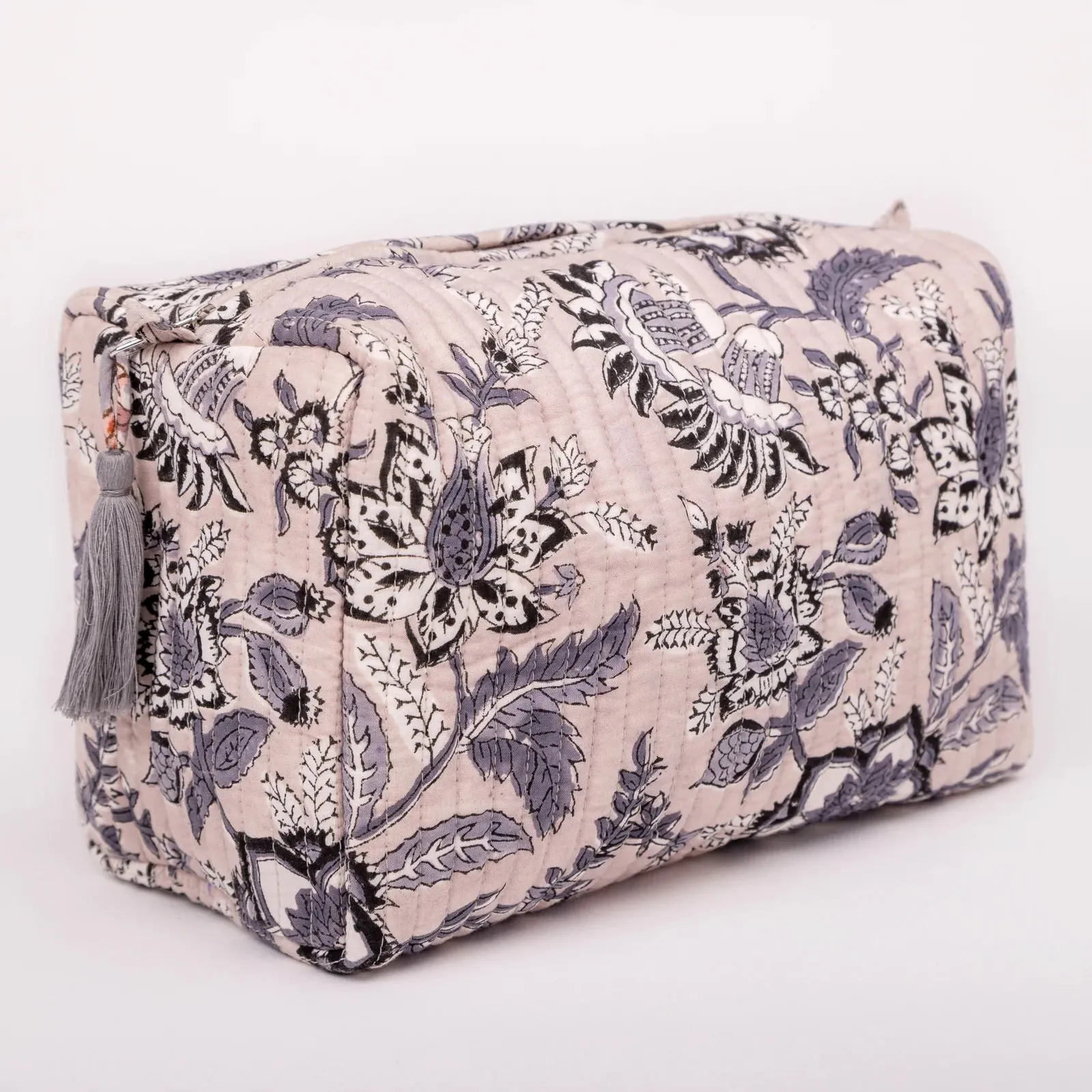 Quilted Wash Bag Travel Essential Organizer Origin Pink