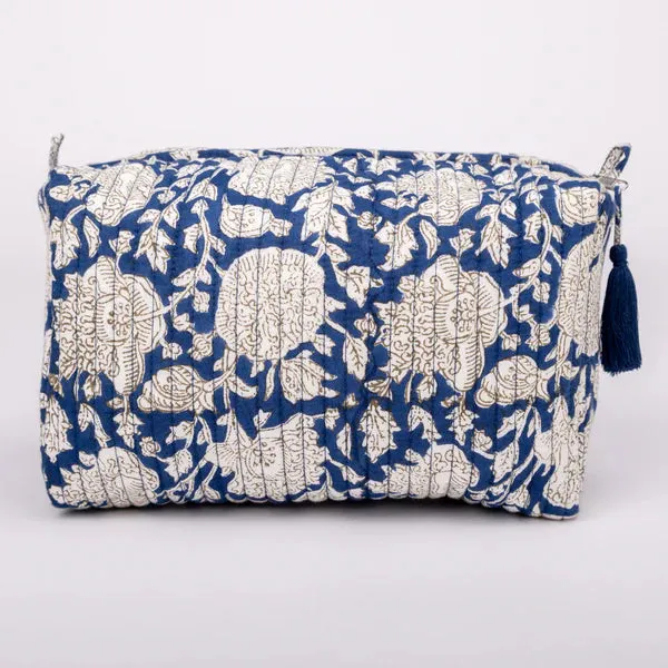 Quilted Wash Bag Travel Essential Organizer Origin Pink
