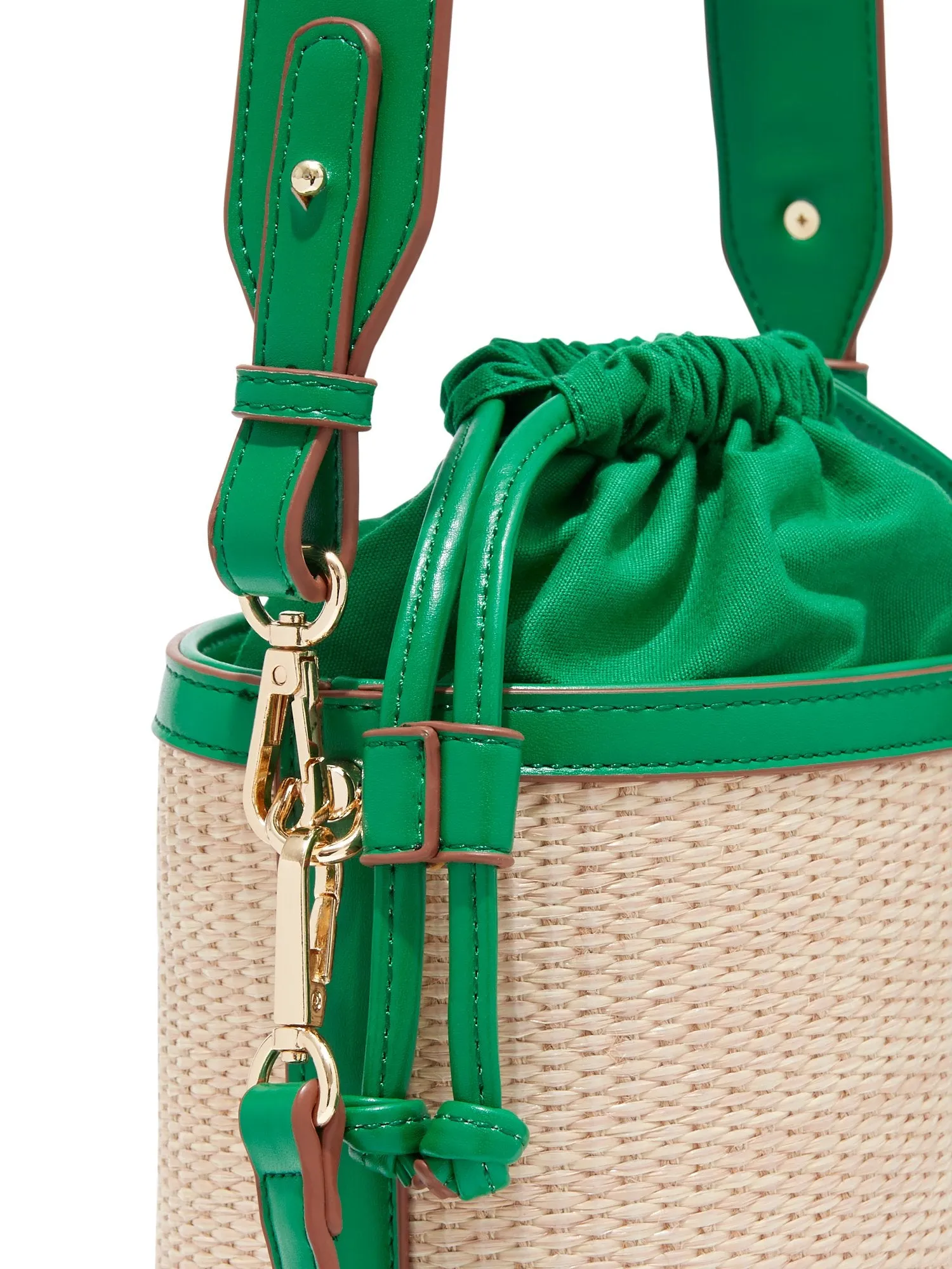 Raffia Bucket Bag - Eva Mendes Collection