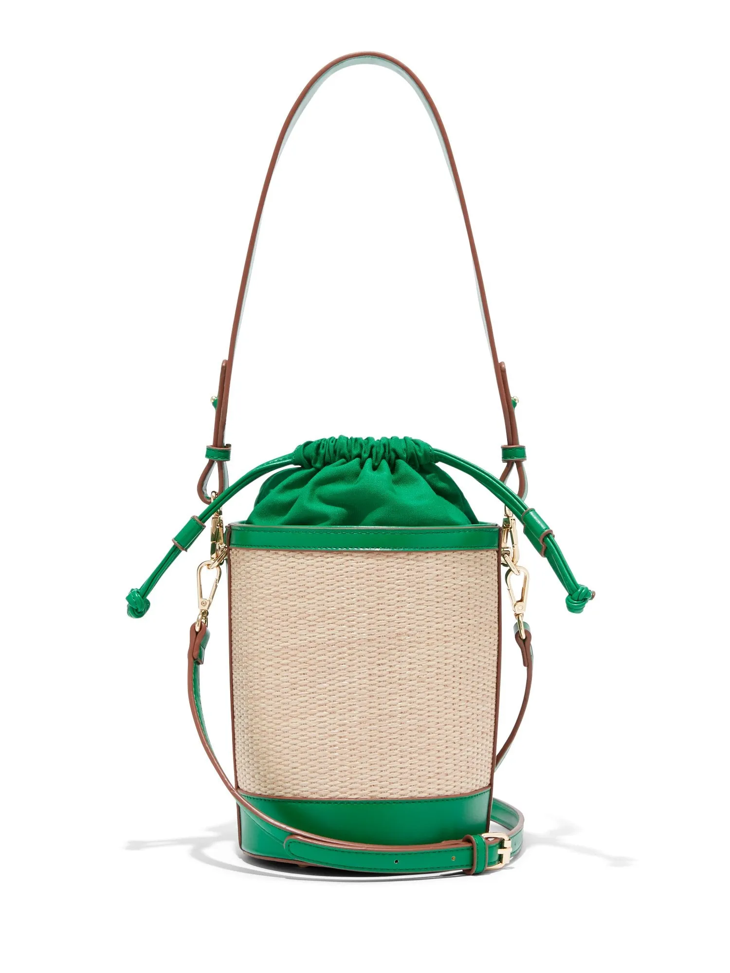 Raffia Bucket Bag - Eva Mendes Collection