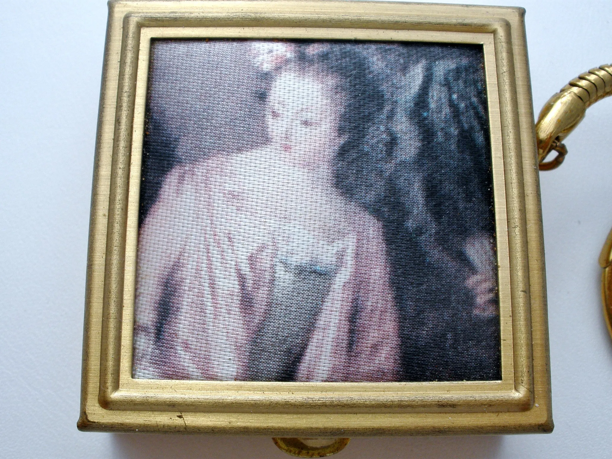 Rain Bonnet Holder Key Chain Purse Size Vintage